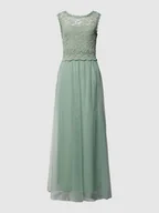 Sukienki - Długa sukienka z ozdobnym obszyciem model ‘LYNNEA’ - miniaturka - grafika 1