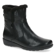 Botki damskie - Buty zimowe botki damskie ocieplane skórzane tęgość H Caprice 9-26408-41-37 - miniaturka - grafika 1