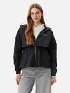 Kurtki damskie - Tommy Hilfiger Wiatrówka WW0WW45413 Czarny Regular Fit - miniaturka - grafika 1