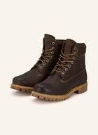 Botki męskie - Timberland Sznurowane Buty Premium 6-Inch braun - miniaturka - grafika 1