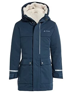 Vaude Manukau Parka Kids, niebieski 122/128 2021 Kurtki zimowe i kurtki parki 424271791280 - Kurtki i płaszcze dla dziewczynek - miniaturka - grafika 1