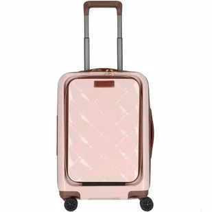 Stratic Leather & More Walizka kabinowa na 4 kółkach 55 cm rose - Walizki - miniaturka - grafika 1