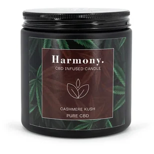 Świeca zapachowa sojowa CBD w szkle Harmony Cashmere Kush Candle Brothers 350 g - Świece - miniaturka - grafika 1