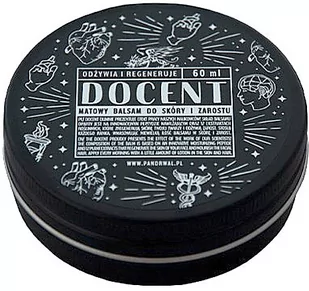 Pan Drwal DOCENT Matowy balsam do skóry i zarostu 60ml DOCENT BALSAM - Kosmetyki i akcesoria do pielęgnacji brody - miniaturka - grafika 1