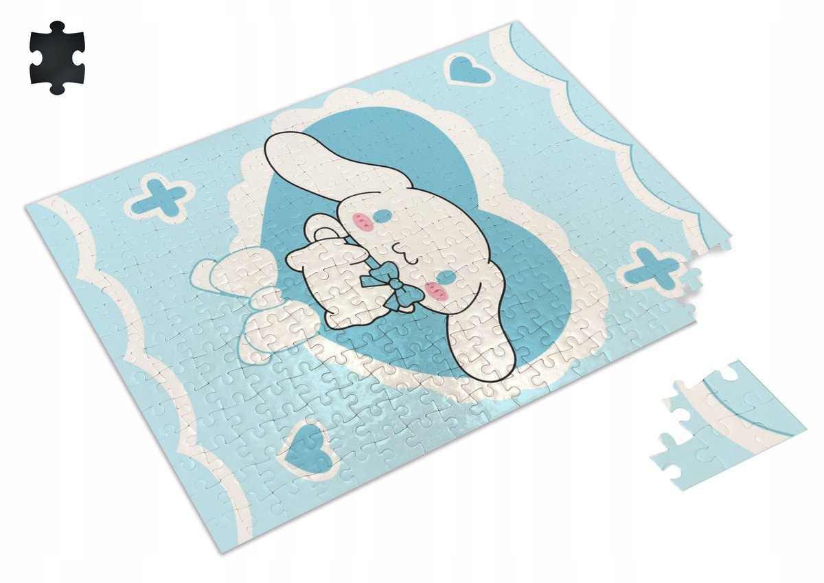 Puzzle KUROMI HELLO KITTY Cinnamoroll A3 252 el z Nadrukiem + IMIĘ 63