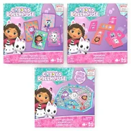 Gry planszowe - Zestaw gier SPIN MASTER Koci Domek Gabi 3 gry 6066779 - miniaturka - grafika 1