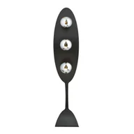 Lampy stojące - Lampa podłogowa AURA LP3 BL 3xE14 - czarny/grafit - miniaturka - grafika 1