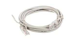 Kabel Lan Patchcord Cat 5E U/utp szary, 3m - Patchcordy - miniaturka - grafika 1