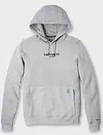 Bluzy męskie - Bluza Carhartt Force Lightweight Logo Asphalt - miniaturka - grafika 1