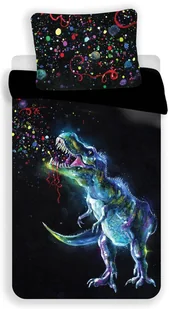 Pościel bawełniana, Dinozaur, 140x200 cm - Pościel - miniaturka - grafika 1