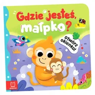Książki edukacyjne - Otwórz okienko! Gdzie jesteś, małpko? - Anna Podgórska - książka - miniaturka - grafika 1