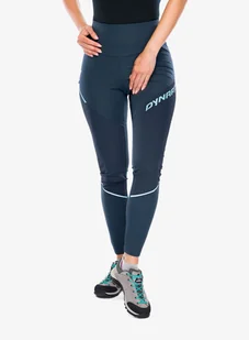 Spodnie turystyczne damskie Dynafit Traverse Tights - blueberry marine blue - Kalesony - miniaturka - grafika 1