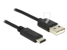Delock Kabel USB Delock USB 2.0 - Typ A - Typ C -1 m - czarny - 83600 - Kable USB - miniaturka - grafika 4