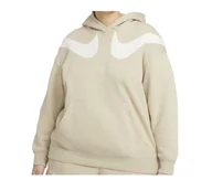 Bluzy damskie - Nike Bluza Kangur Swoosh Fleece DM3313206 1X - miniaturka - grafika 1