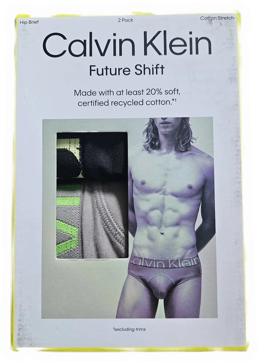Calvin Klein Majtki Slipy męskie wielokolorowy 2-PACK Rozmiar L
