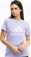 Bluzki damskie - Koszulka damska adidas W BL T fioletowa H07809-XS - miniaturka - grafika 1