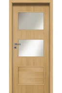 Drzwi wewnętrzne - Pol-Skone Dzwi Wewnętrzne Z Szybą Inter-Amber C02 Dąb Miodowy - miniaturka - grafika 1