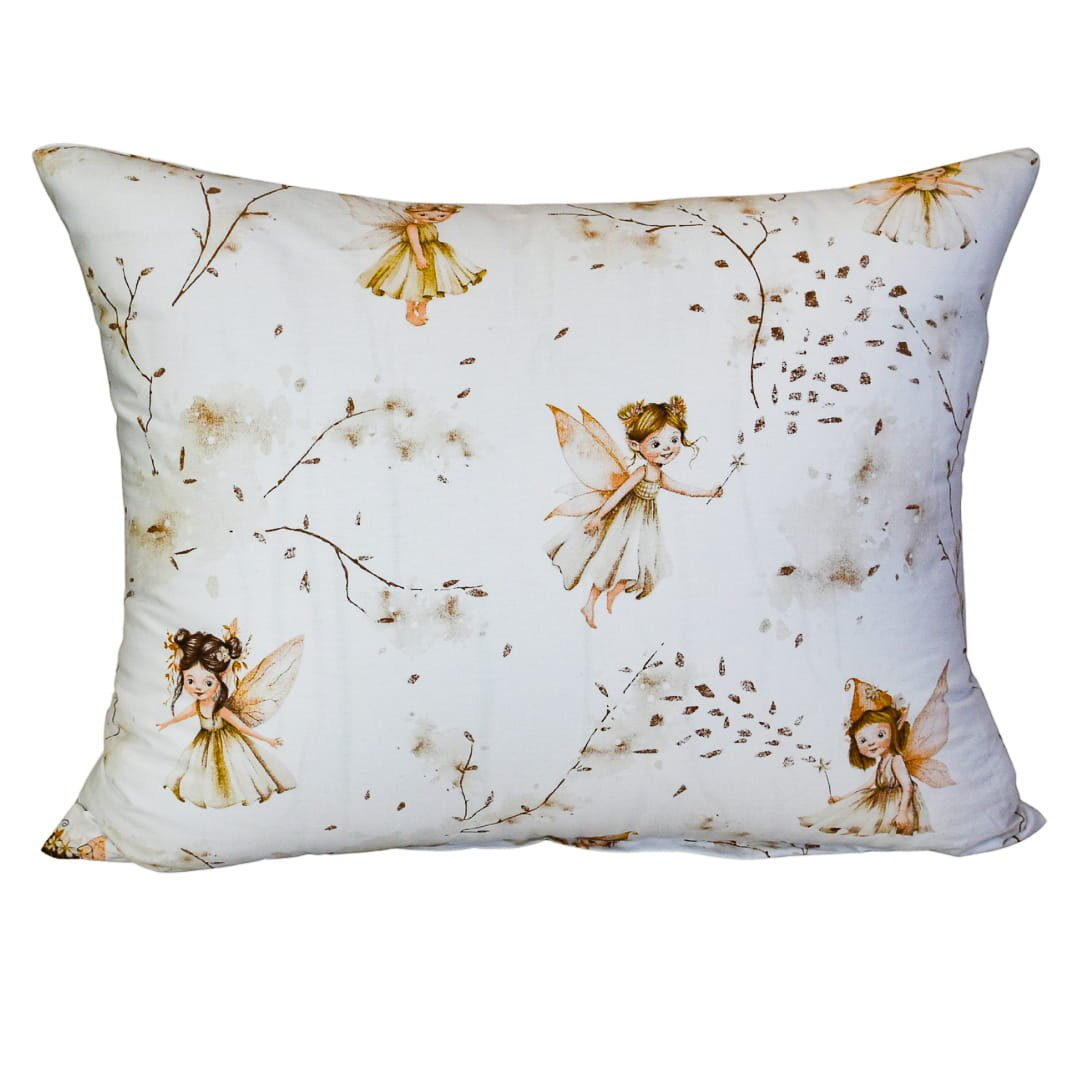 Poszewka Dziecięca 40x60 Bawełniana Calineczka Beż Wysoka Jakość Polski Producent