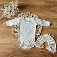 Body dla niemowląt - MAMATTI body kwiatki r.80 BD12326 - miniaturka - grafika 1