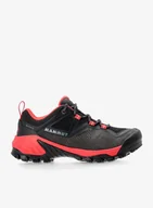 Buty trekkingowe damskie - Buty trekkingowe damskie Mammut Sapuen Low GTX - black/sunset - miniaturka - grafika 1