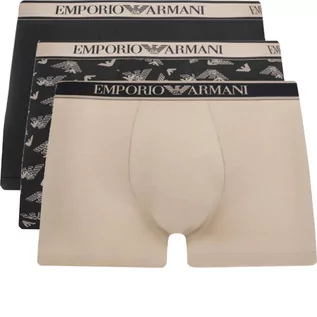 Majtki męskie - Emporio Armani Bokserki 3-pack - grafika 1