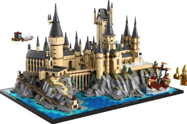 Klocki Zestaw Klocków Zamek Hogwart I Błonia HARRY POTTER 2660 Sztuk Prezent Dla Fanów