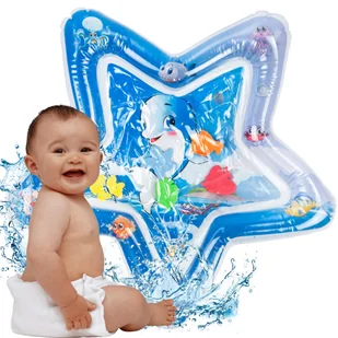 GWIAZDKA DMUCHANA WODNA MATA SENSORYCZNA DLA DZIECI GWIAZDA MINI BASENIK - Zabawki sensoryczne - miniaturka - grafika 1