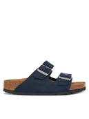 Klapki i japonki damskie - Birkenstock Klapki Arizona 1030895 Granatowy - miniaturka - grafika 1