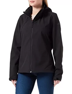 4F Damska kurtka softshell H4Z22-Sfd001, Deep Black, L, głęboka czerń - Kurtki damskie - miniaturka - grafika 1