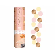 Dekoracje sali - Godan Konfetti pneumatyczne kółka 15 cm różowe, złote - miniaturka - grafika 1