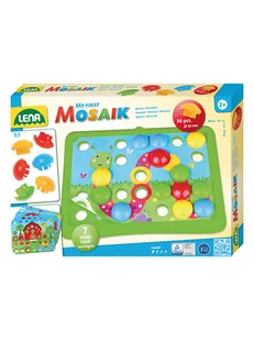 LENA Zestaw do mozaik "My First Mosaik - Natur" - 2+ - Zabawki kreatywne - miniaturka - grafika 1