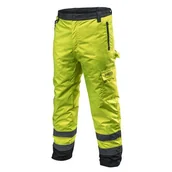 Odzież robocza - NEO Spodnie robocze ostrzegawcze ocieplane, żółte, rozmiar L - miniaturka - grafika 1