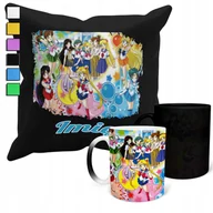 Gadżety dla niej i dla niego - ZESTAW KUBEK MAGICZNY ZMIENIAJĄCY KOLOR + POSZEWKA SAILOR MOON CZAROD+ IMIĘ - miniaturka - grafika 1