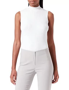 s.Oliver BLACK LABEL Damski sweter z dzianiny, biały, 38 - Swetry damskie - miniaturka - grafika 1