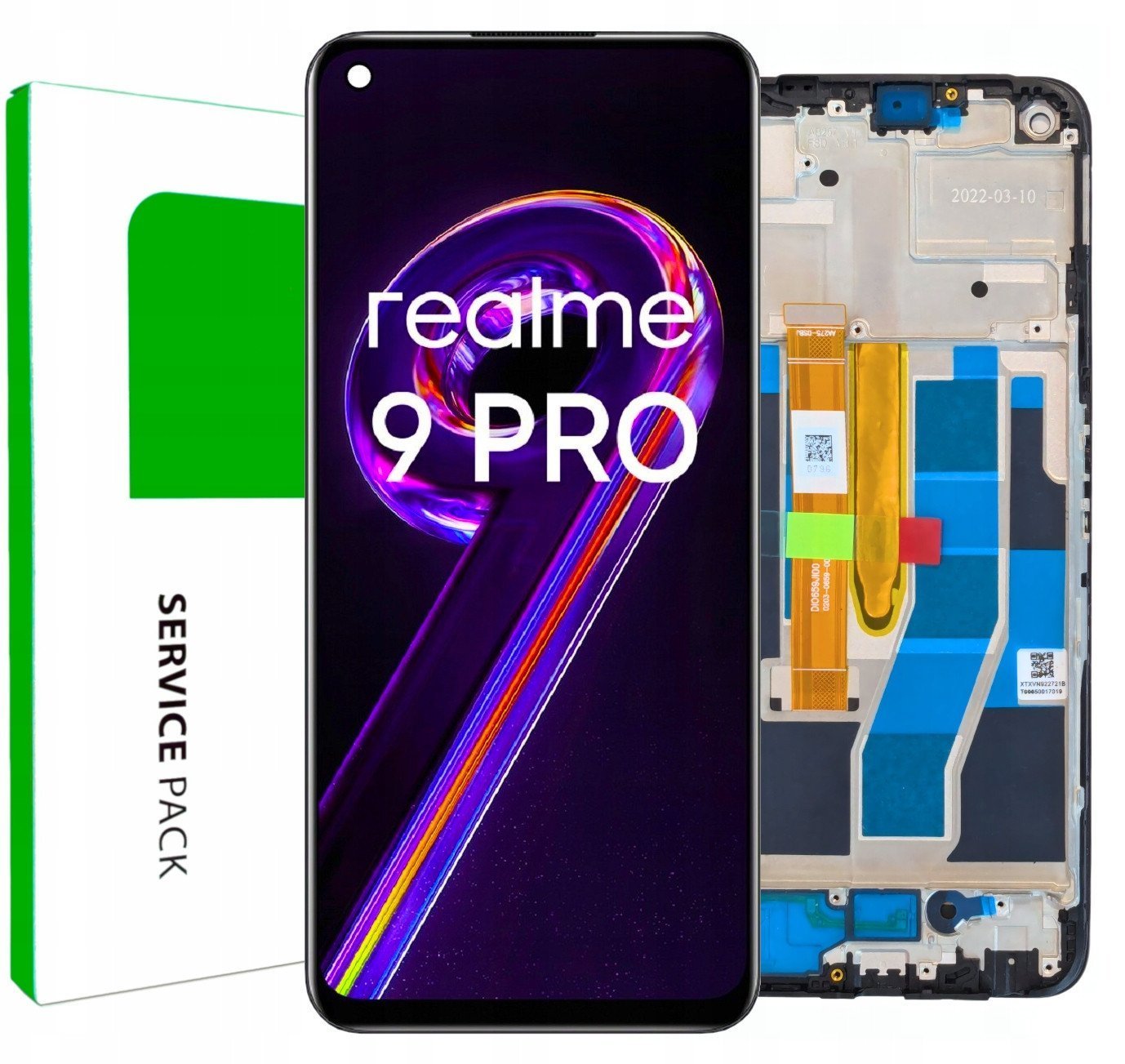 Wyświetlacz do Realme 9 Pro Ekran LCD Ramka Oryginał Zila RMX3471 5904858380664