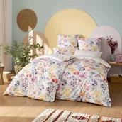 Pościel - Pościel Satyna Szwajcarska Premium Leila 2164/985 : Kolor - Multicolor, Wymiary - 160/200+2X70/80+2X40/40 - miniaturka - grafika 1