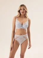 Biustonosze - Biustonosz usztywniany Blueberry Esotiq jasno-niebieski 75D - miniaturka - grafika 1