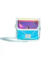 Torebki damskie - swirlie Women's torba na ramię, niebieska, holograficzna, Niebieski holograficzny - miniaturka - grafika 1