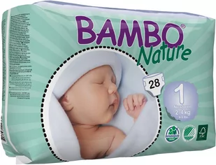 Abena PIELUSZKI Bambo Nature Newborn 2-4 kg (28 sztuk.) 20550-uniw - Kosmetyki kąpielowe dla dzieci - miniaturka - grafika 1
