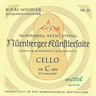 Akcesoria do instrumentów smyczkowych - Nürnberger Struny celo, artysta G 3/4 33 - miniaturka - grafika 1