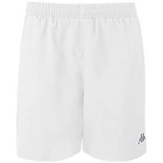 Spodnie i spodenki dla chłopców - Kappa Szorty męskie Lambre biały biały 8 lat 304MBA0_908_8Y - grafika 1