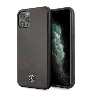 Wood Line Mercedes Rosewood etui na iPhone 11 Pro ciemny brąz (drewno) Mer005470 - Etui i futerały do telefonów - miniaturka - grafika 1