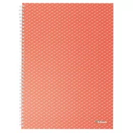 Notesy i bloczki - Kołonotatnik Colour"Breeze A4, w kratkę, koralowy - miniaturka - grafika 1