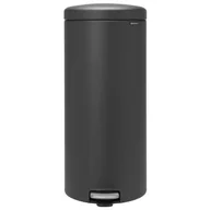 Kosze na śmieci - Brabantia Kosz na śmieci pedałowy NewIcon 30l czarny mat 114663 - miniaturka - grafika 1