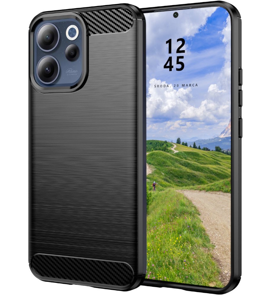 Etui do Oppo Reno 15F / 15FS 5G PANCERNE PLECKI OBUDOWA KARBON CASE