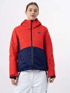 4F Kurtka narciarska 4FAW23TTJAF339 Czerwony Slim Fit - Kurtki narciarskie - miniaturka - grafika 1