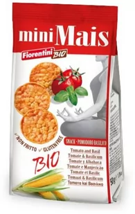 Fiorentini krążki kukurydziane z pomidorami i bazylią 50g - 8002885007138 - Zdrowa żywność - miniaturka - grafika 1