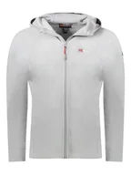 Odzież trekkingowa męska - Canadian Peak Kurtka polarowa "Tugoodeak" w kolorze szarym - miniaturka - grafika 1