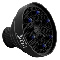 Lokówki - Dyfuzor do suszarek FOX Smart, Blue Eye, uniwersalny silikonowy czarny - miniaturka - grafika 1