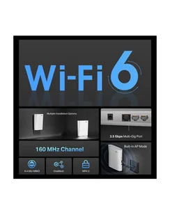 TP-LINK AX6000 Mesh Wi-Fi 6 - Routery - miniaturka - grafika 1